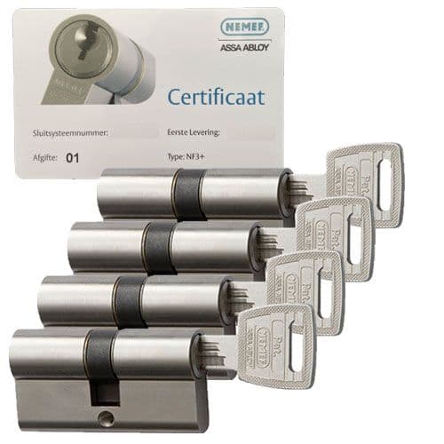 Nemef cilinderslot certificaat
