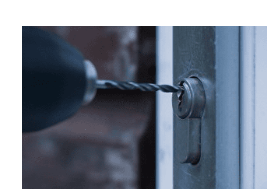 Cilinderslot-uitboren