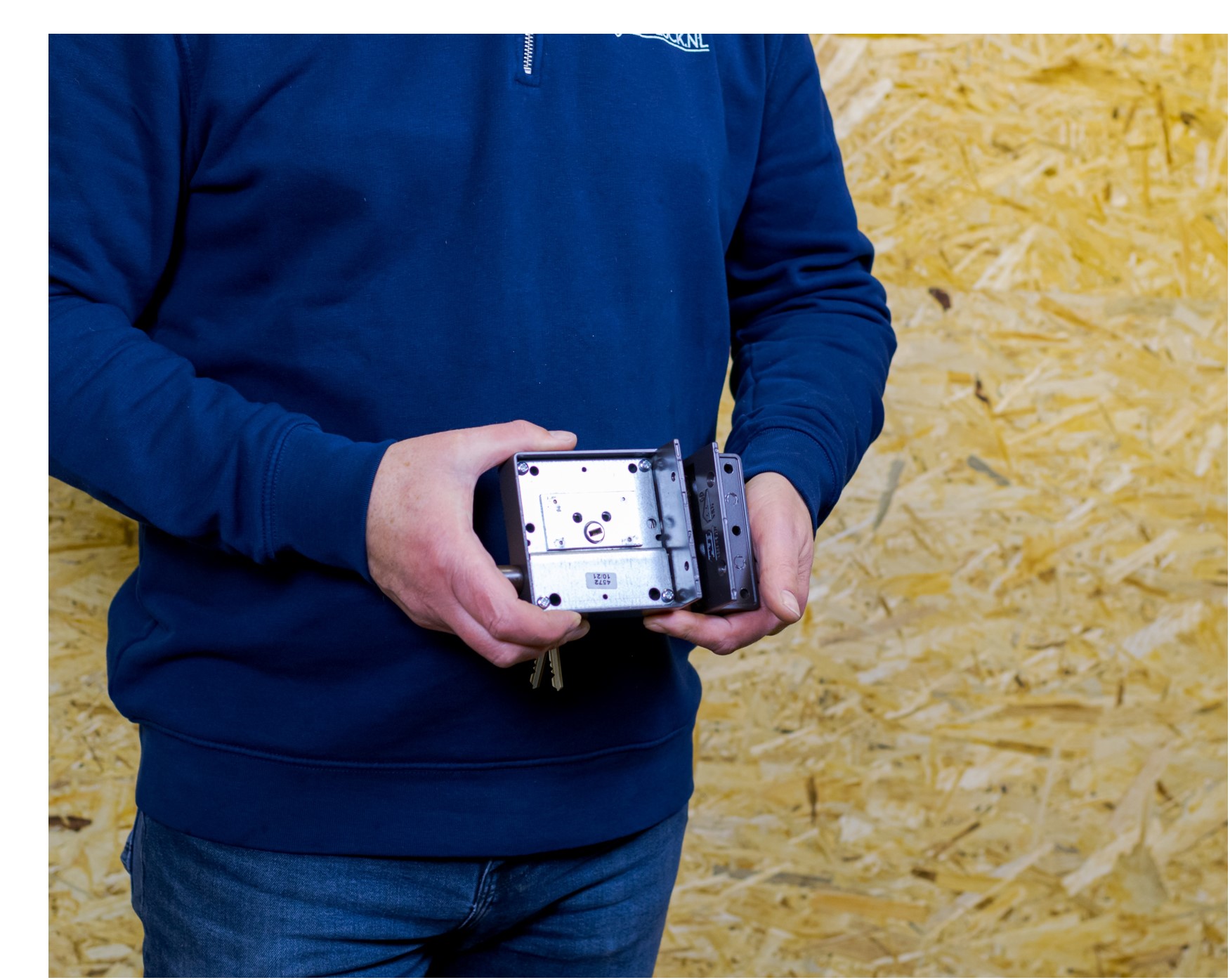 Binnenkant van oplegslot